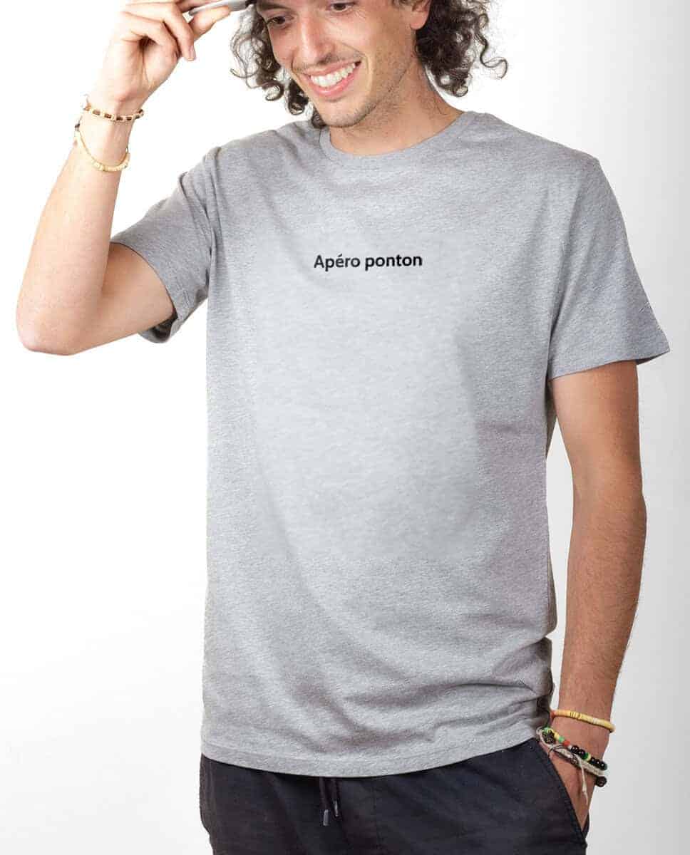 T-SHIRT HOMME : APÉRO PONTON – Image 3
