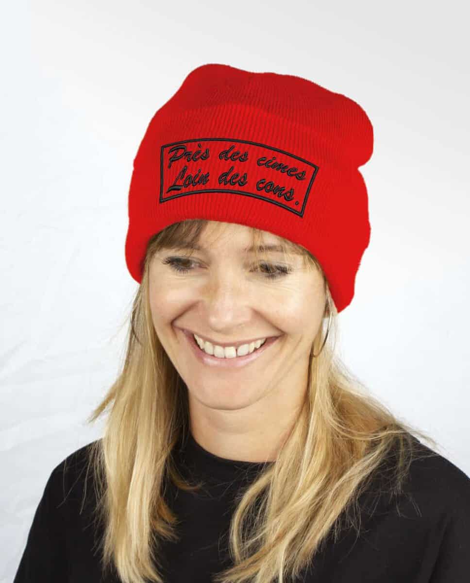 BONNET SKI : PRES DES CIMES LOIN DES CONS – Image 10