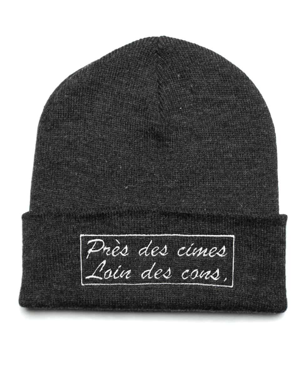 BONNET SKI : PRES DES CIMES LOIN DES CONS – Image 18