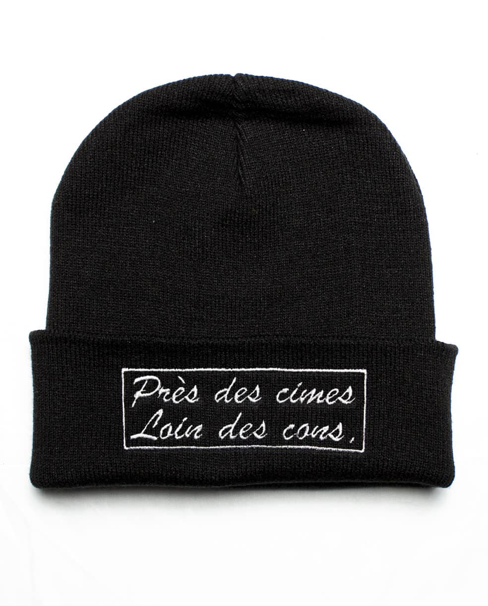 BONNET SKI : PRES DES CIMES LOIN DES CONS – Image 25