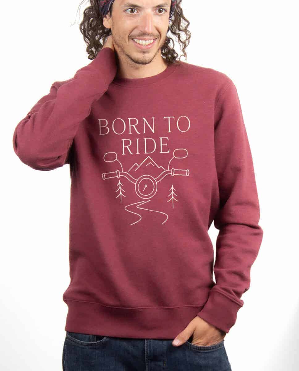 PULL HOMME : Born to ride - Motard – Image 3
