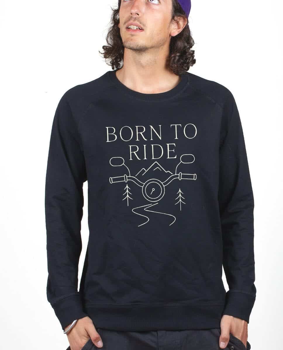 PULL HOMME : Born to ride - Motard – Image 5
