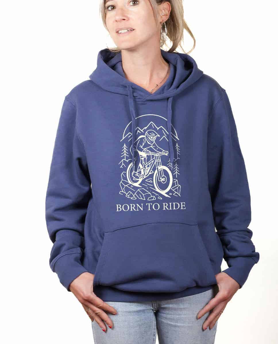 SWEAT FEMME : Born to ride - VTT – Image 4