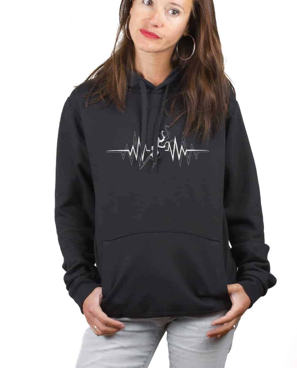 SWEAT FEMME : CASCADE DE GLACE BATTEMENTS DE COEUR – Image 2