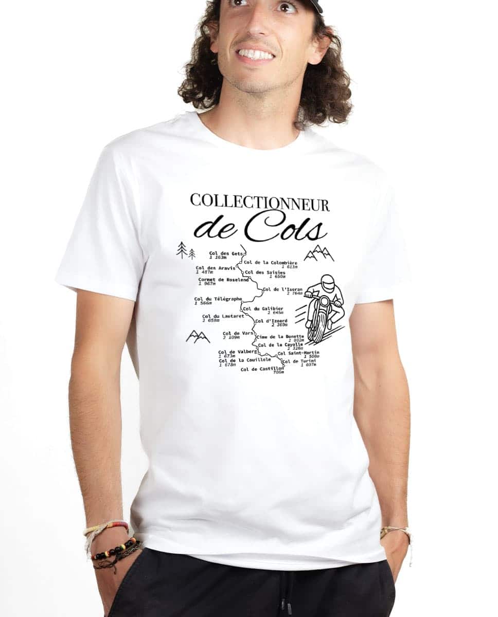 T-SHIRT HOMME : Collectionneur de cols - Motard – Image 2