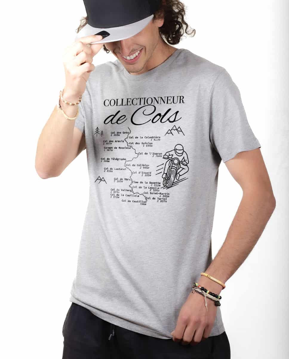 T-SHIRT HOMME : Collectionneur de cols - Motard – Image 3