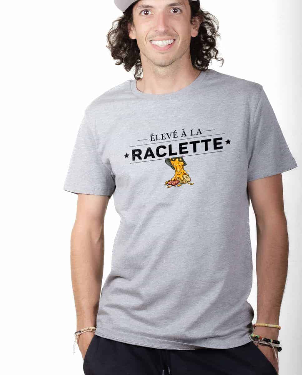 T-SHIRT HOMME : Elevé à la raclette – Image 3