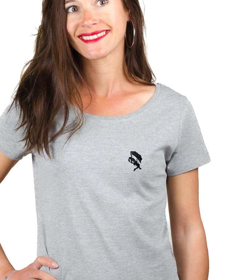 T-SHIRT FEMME : Escalade picto femme – Image 3