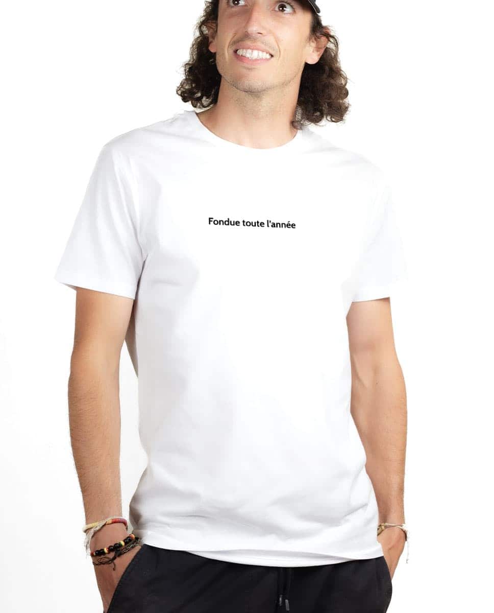 T-SHIRT HOMME : FONDUE TOUTE L'ANNÉE – Image 2