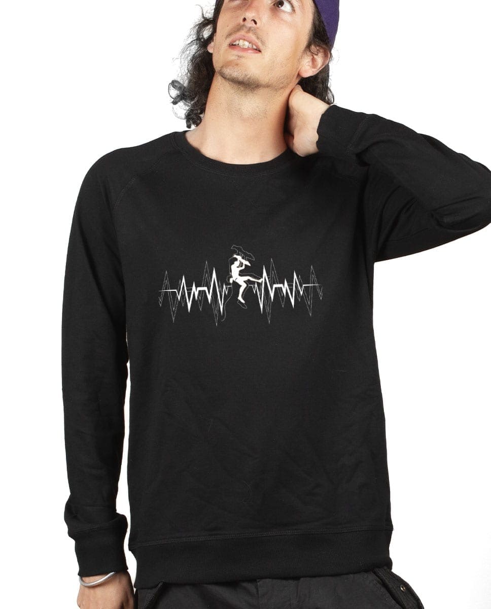 PULL HOMME : GRIMPEUR ESCALADE BATTEMENTS DE COEUR – Image 5