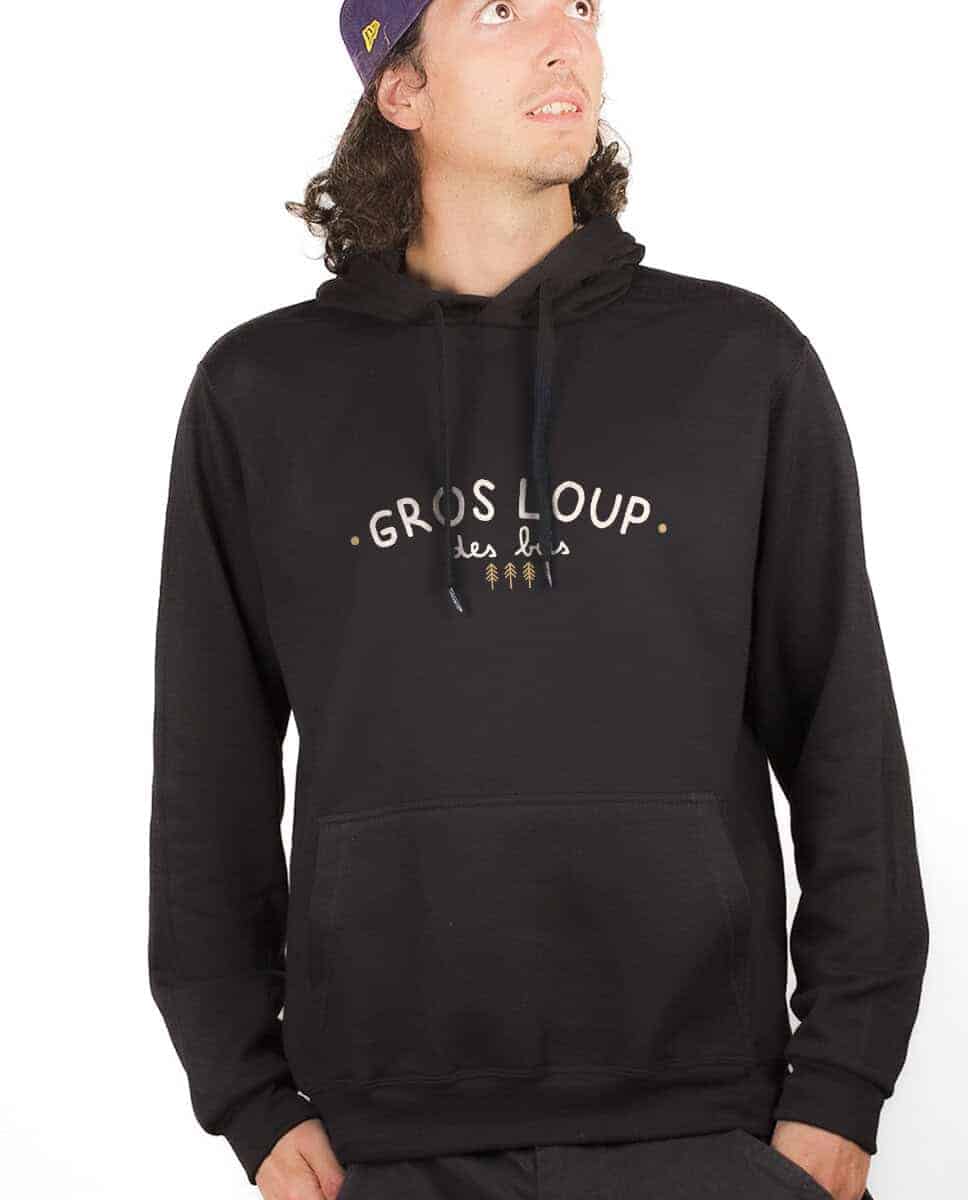 SWEAT HOMME : GROS LOUP DES BOIS – Image 13