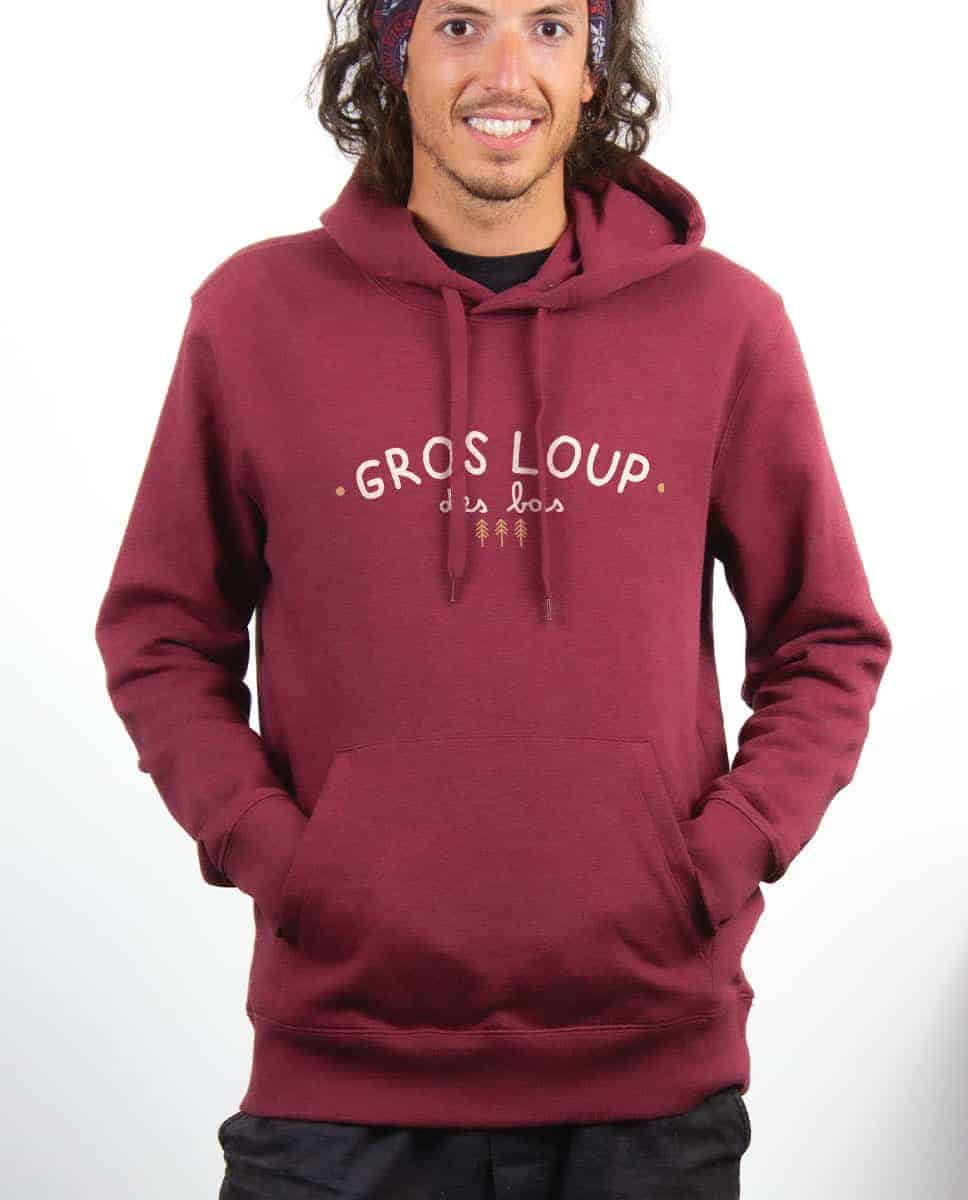 SWEAT HOMME : GROS LOUP DES BOIS – Image 12