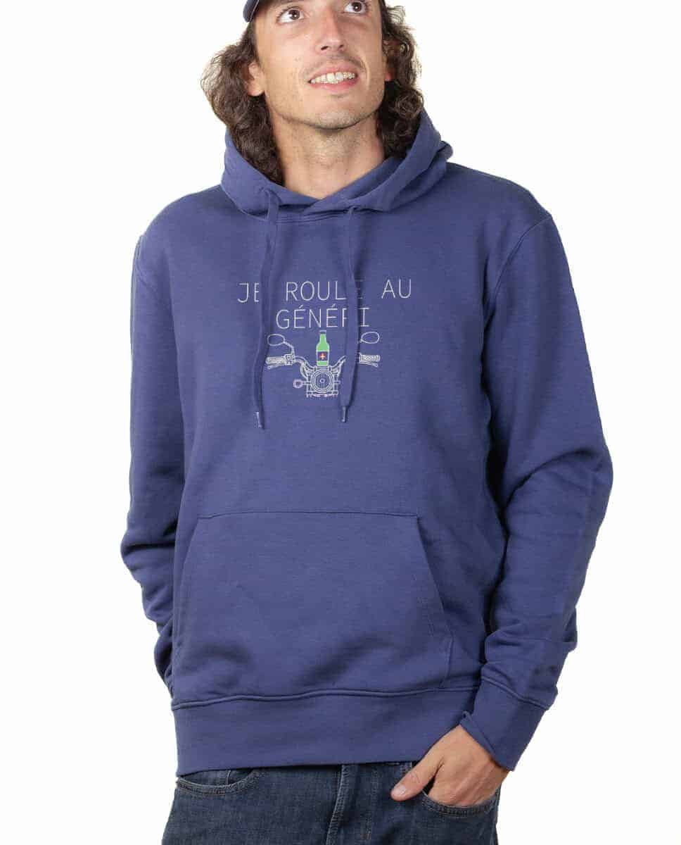 SWEAT HOMME : Je roule au génépi - Motard – Image 3