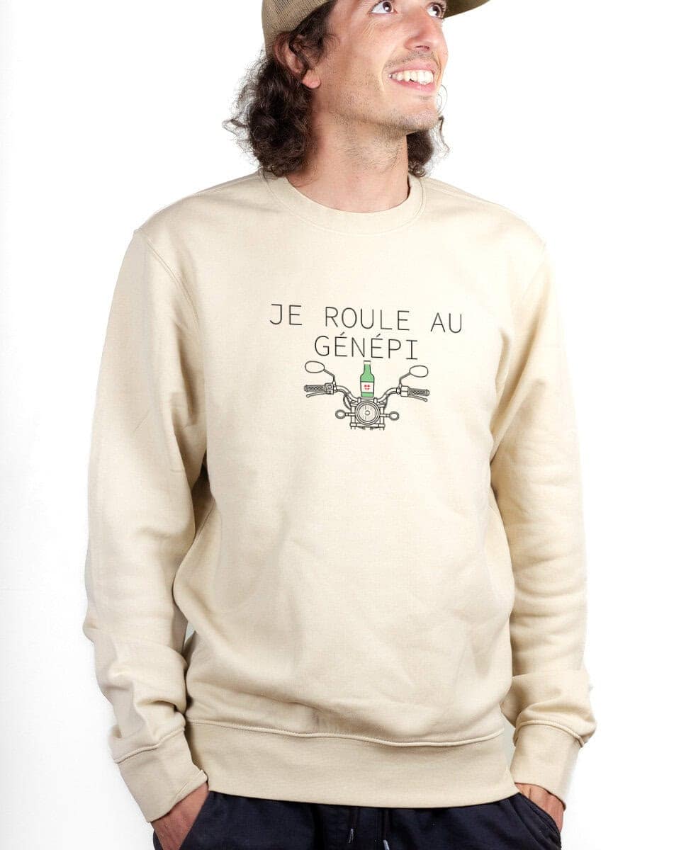 PULL HOMME : Je roule au génépi - Motard – Image 2