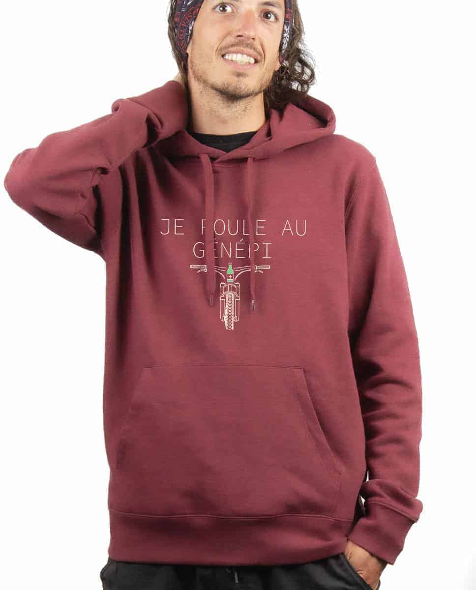 SWEAT HOMME : Je roule au génépi - VTT – Image 2