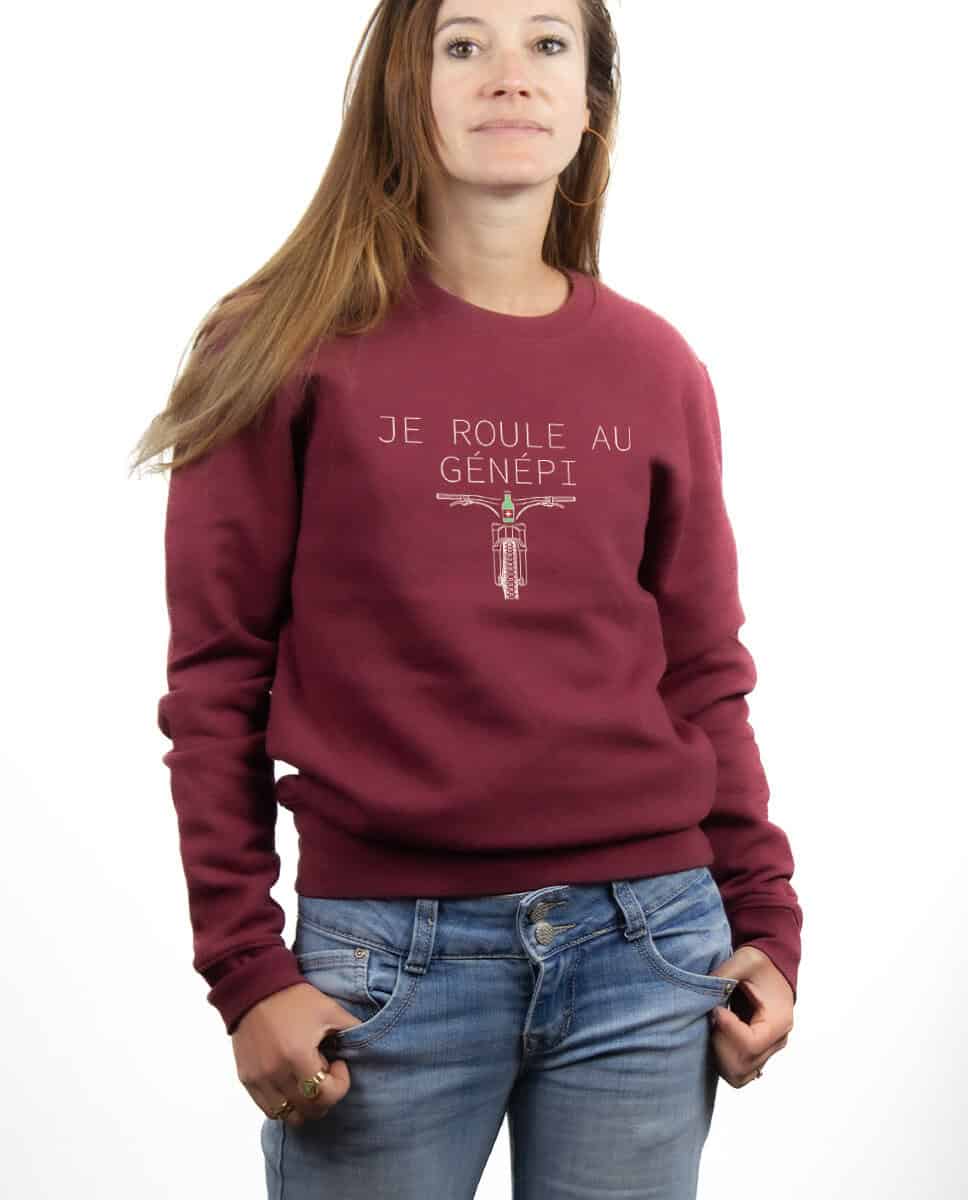 PULL FEMME : Je roule au génépi - VTT – Image 5