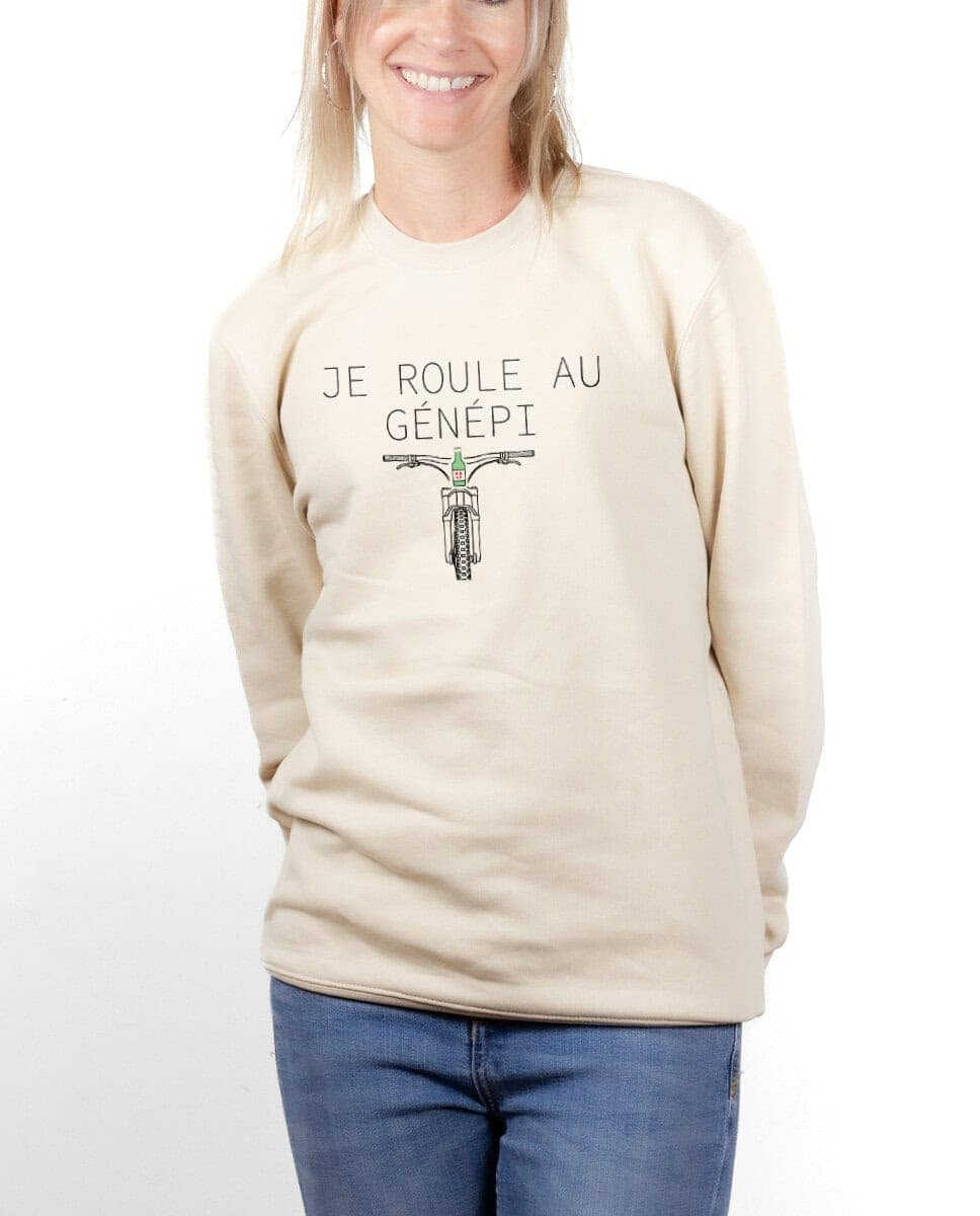 PULL FEMME : Je roule au génépi - VTT – Image 2