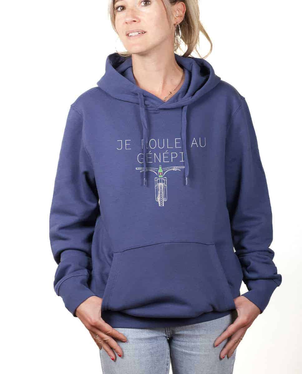 SWEAT FEMME : Je roule au génépi - VTT – Image 4