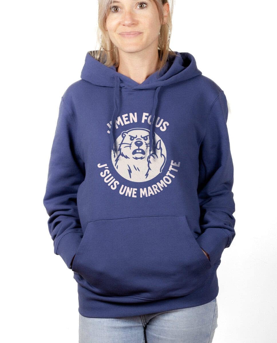 SWEAT FEMME : J'men fous j'suis une marmotte ! – Image 4