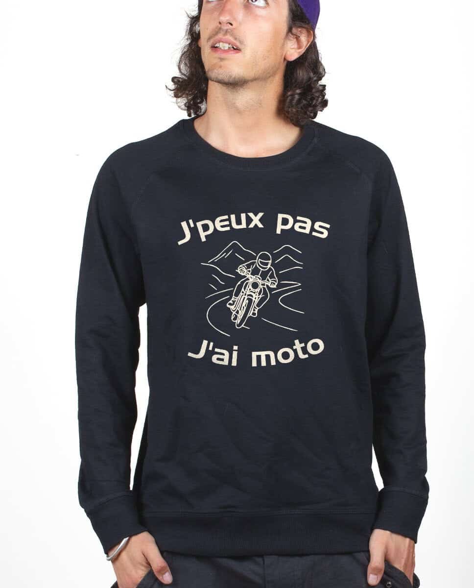 PULL HOMME : J'peux pas j'ai moto – Image 5