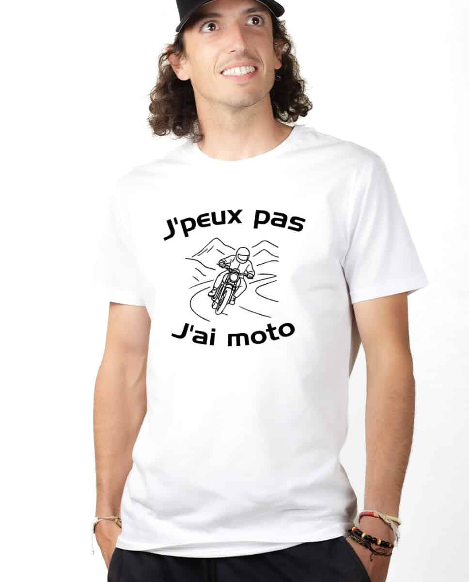 T-SHIRT HOMME : J'peux pas j'ai moto – Image 2