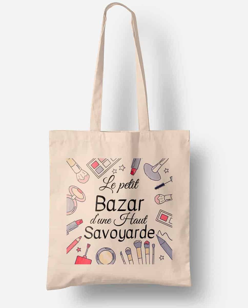 TOTE BAG : LE PETIT BAZAR D'UNE HAUT SAVOYARDE – Image 2