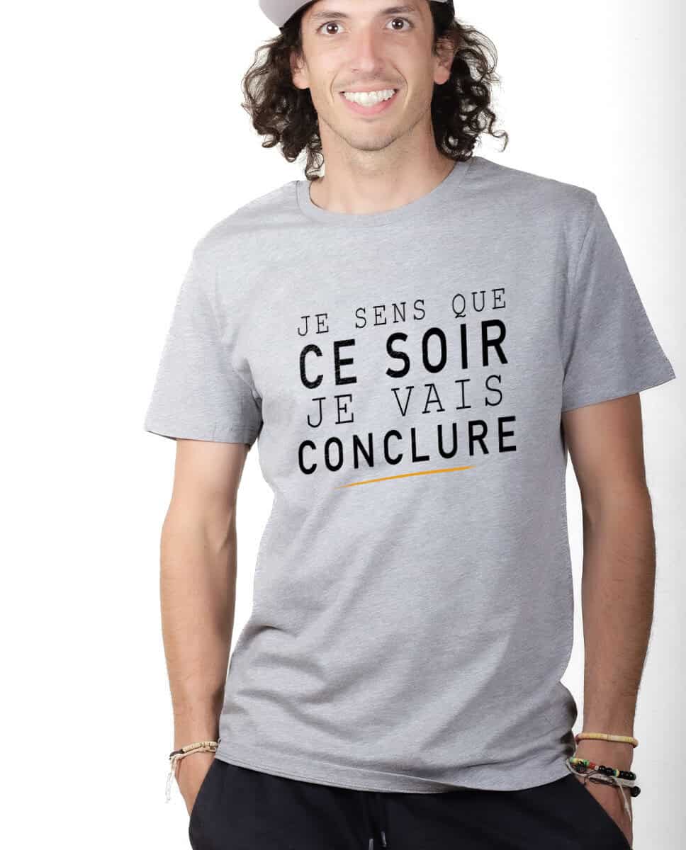 T-SHIRT HOMME : Le Bronzés Je sens que je vais conclure – Image 3