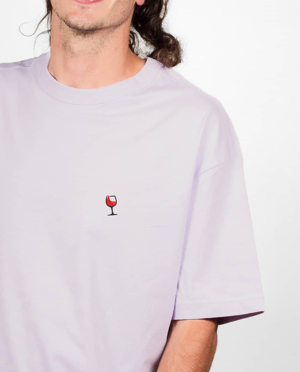 T SHIRT OVERSIZE HOMME BRODE : VERRE DE VIN – Image 10