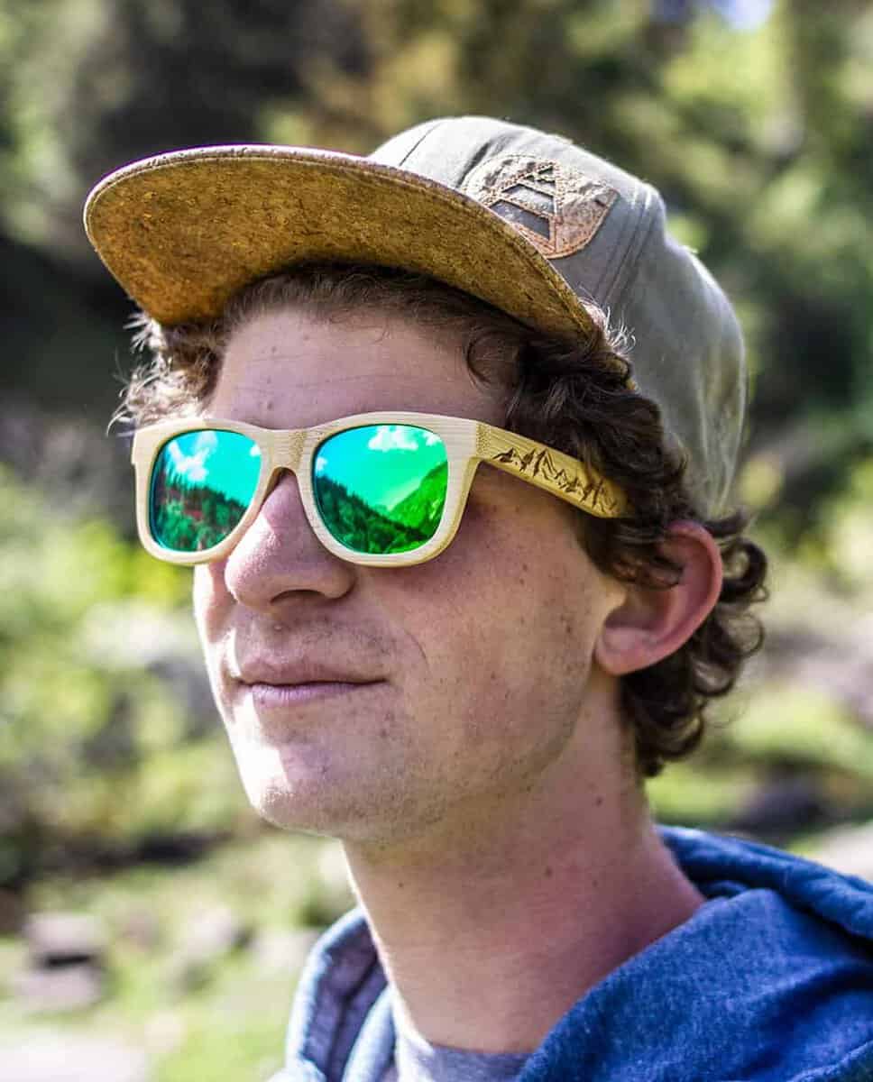 LUNETTES EN BOIS CLAIR – Image 3