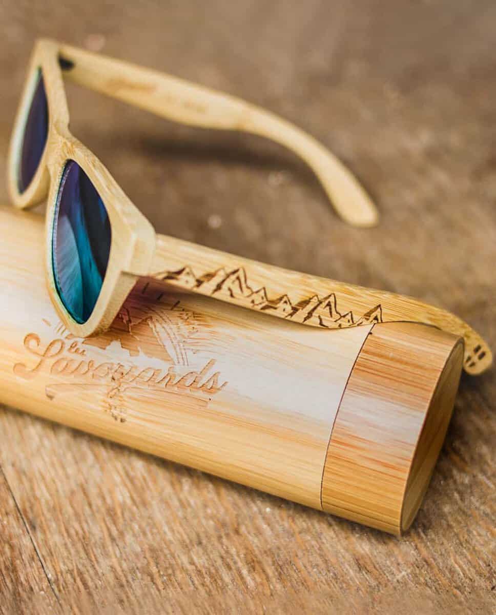 LUNETTES EN BOIS CLAIR – Image 2