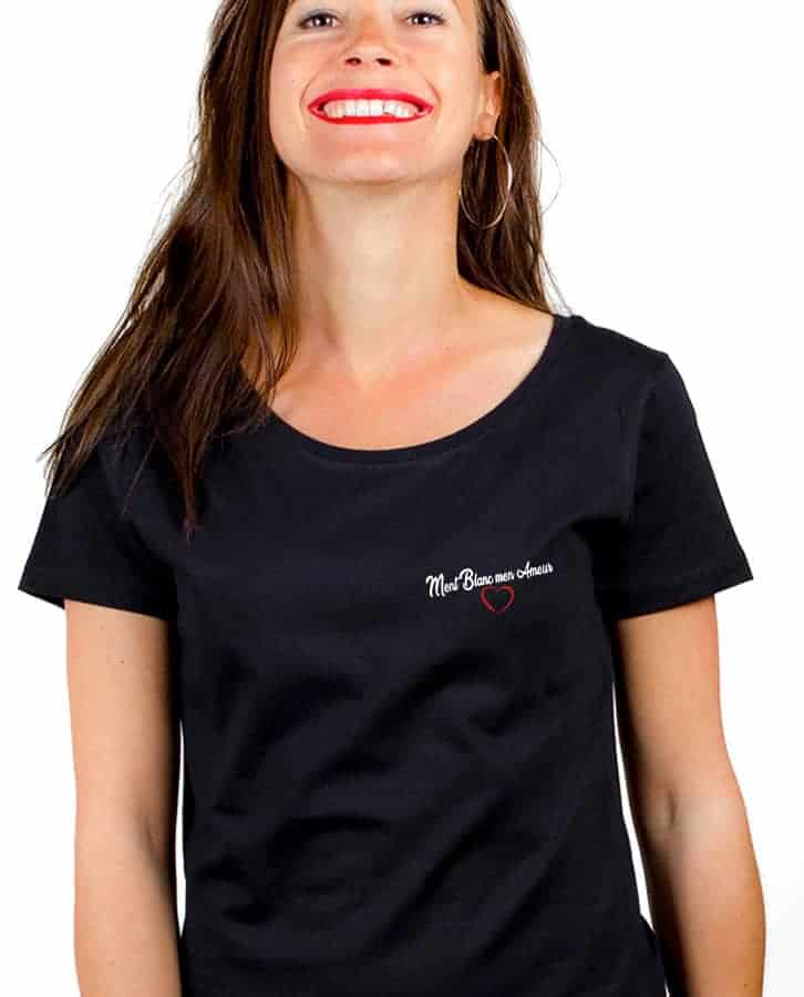 T-SHIRT FEMME : Mont Blanc mon Amour – Image 3