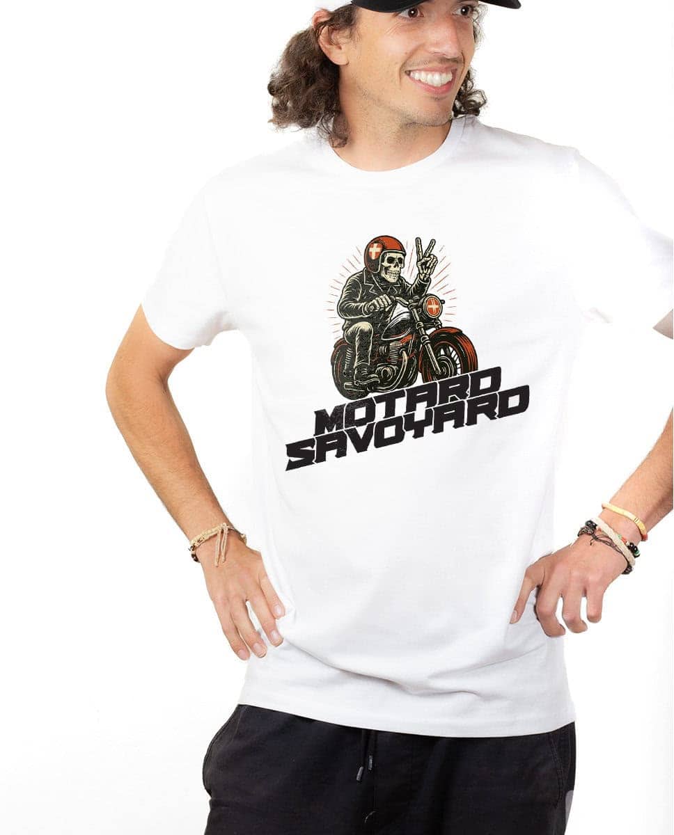 T-SHIRT HOMME : Motard Savoyard – Image 2