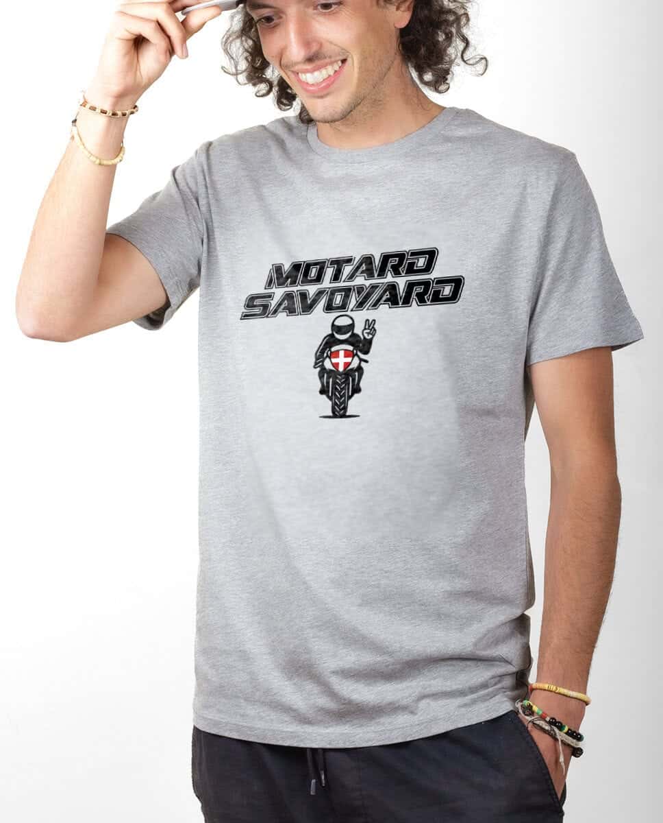 T-SHIRT HOMME : Motard Savoyard moto sport – Image 3