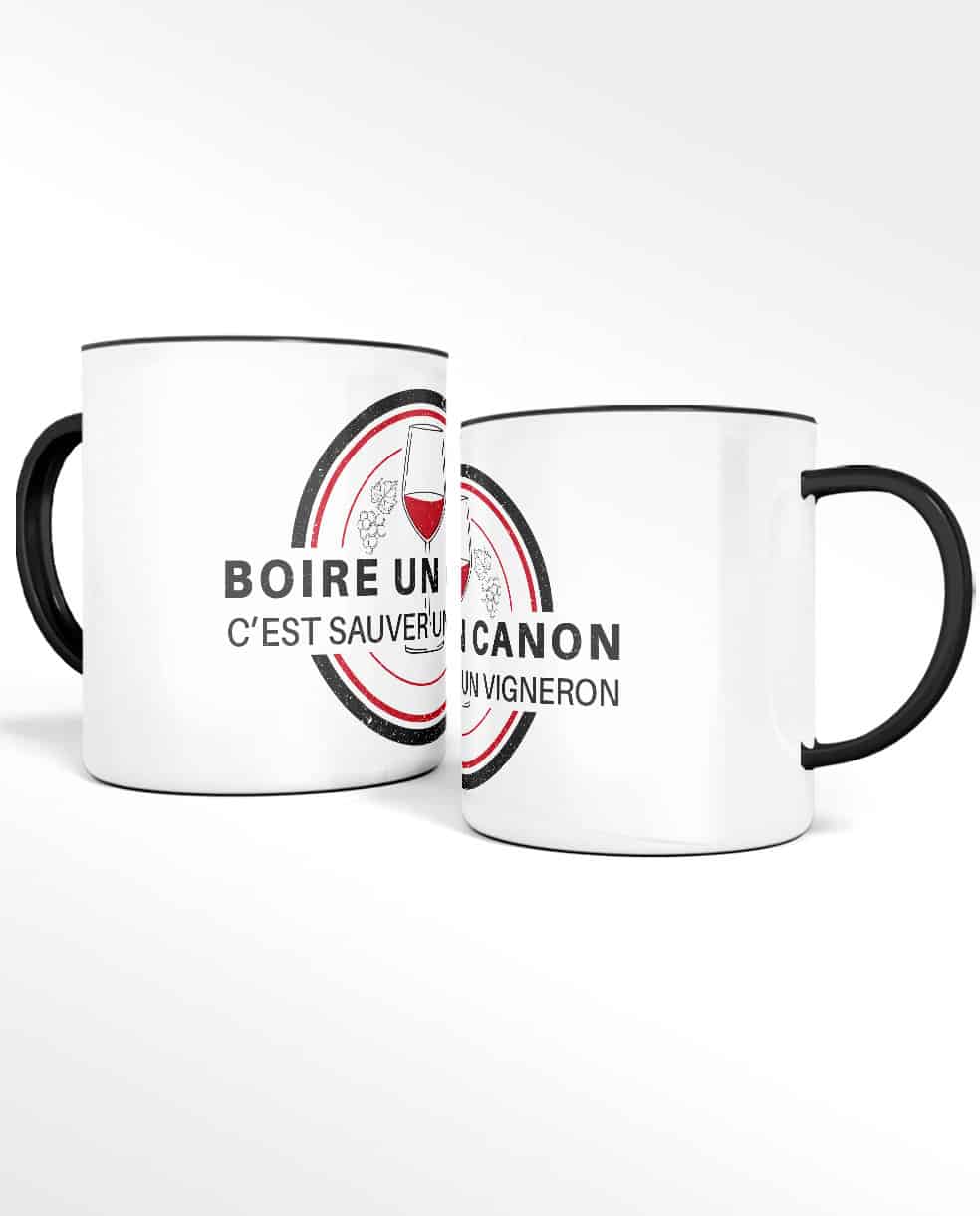 MUG SAVOIE : BOIRE UN CANON C'EST SAUVER UN VIGNERON – Image 2