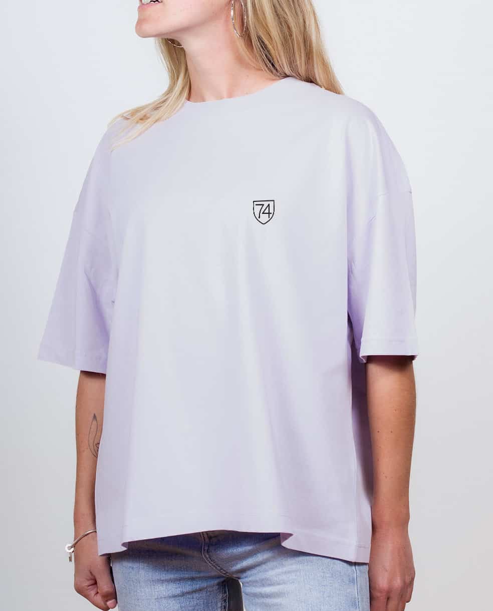 T SHIRT OVERSIZE FEMME BRODE : 74 – Image 4