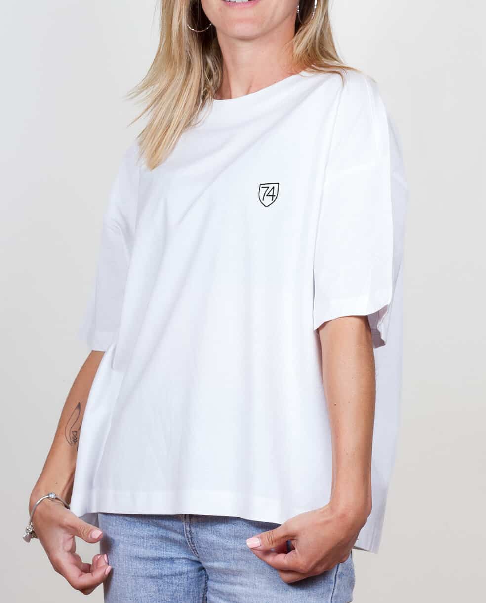 T SHIRT OVERSIZE FEMME BRODE : 74 – Image 6