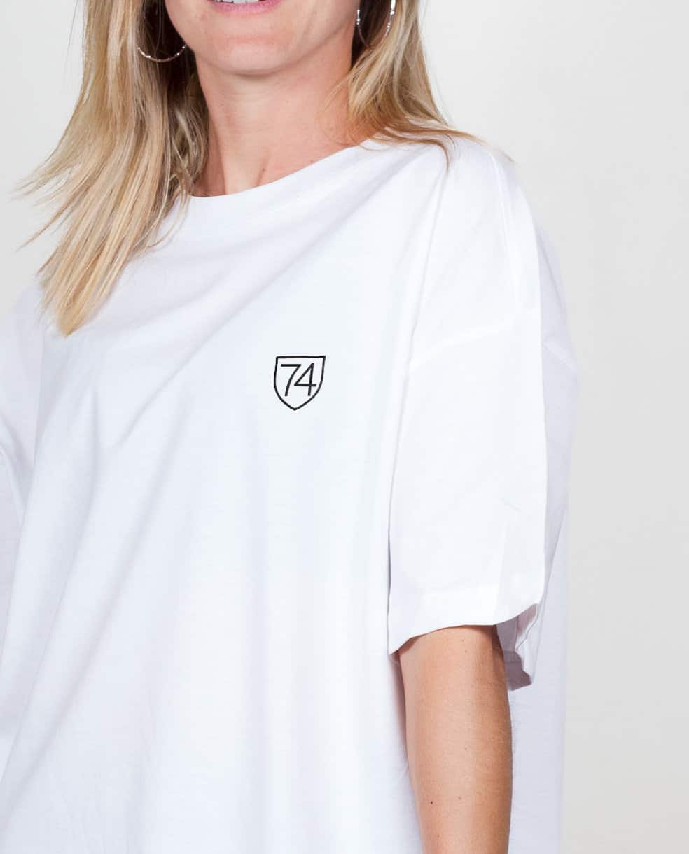 T SHIRT OVERSIZE FEMME BRODE : 74 – Image 7