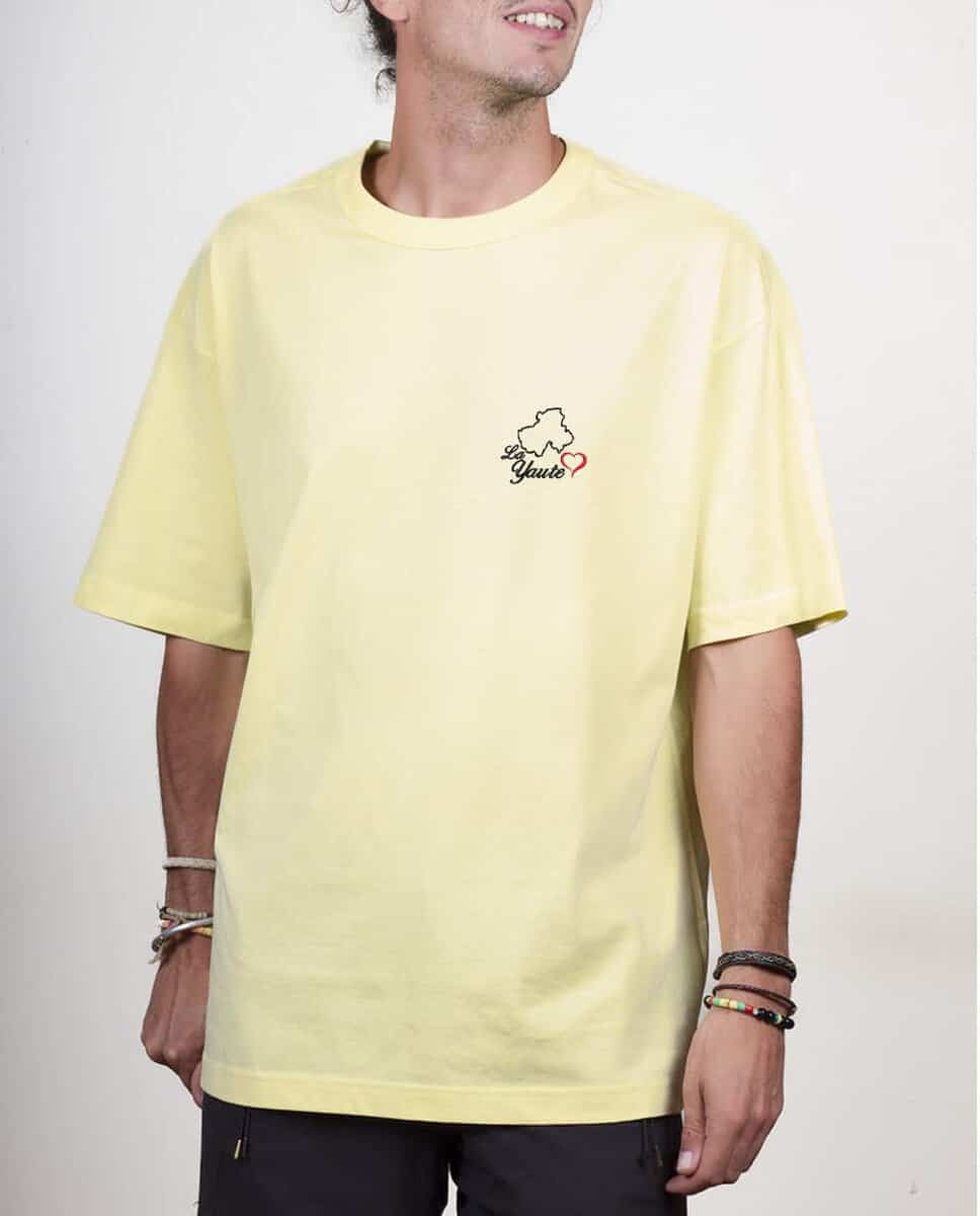 T SHIRT OVERSIZE HOMME BRODE : CARTE DE HAUTE SAVOIE – Image 4