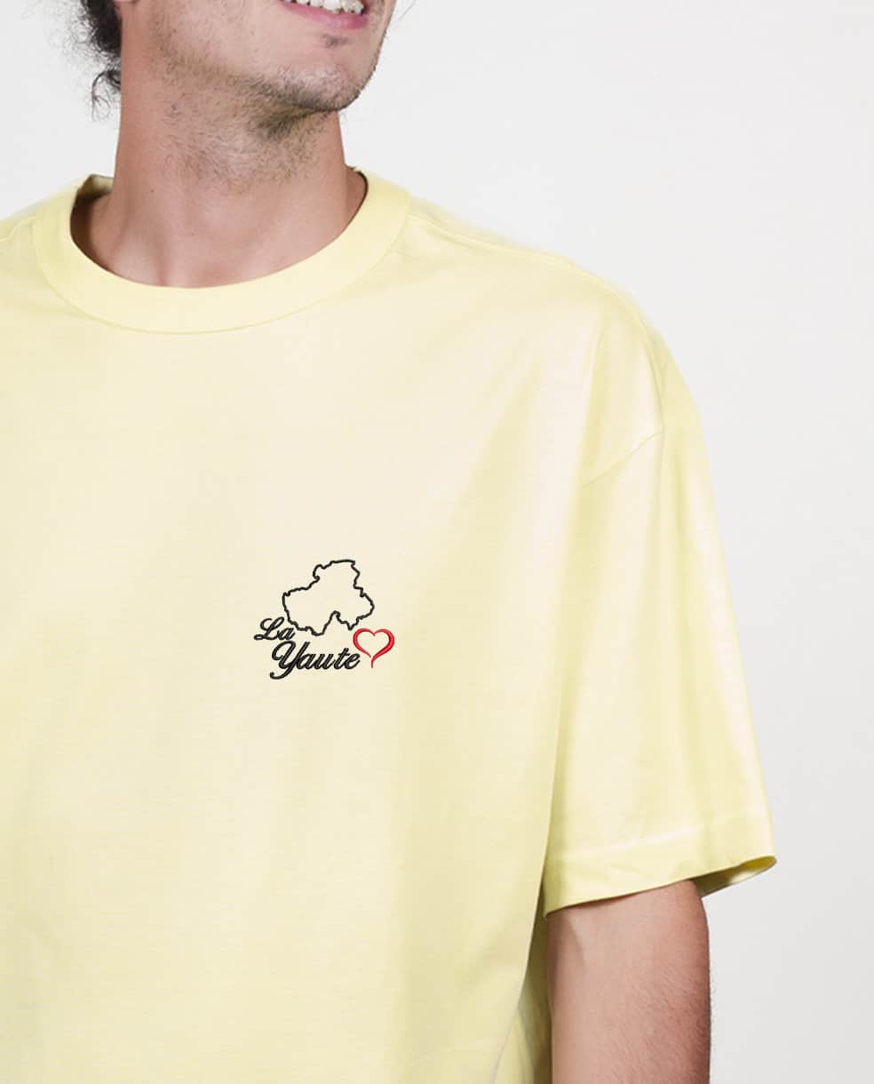 T SHIRT OVERSIZE HOMME BRODE : CARTE DE HAUTE SAVOIE – Image 9
