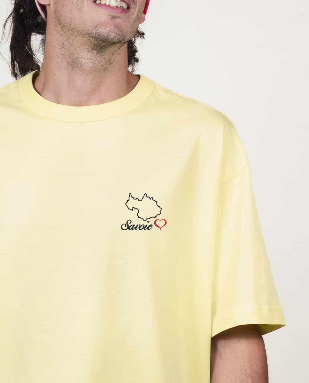 T SHIRT OVERSIZE HOMME BRODE : CARTE DE SAVOIE – Image 9