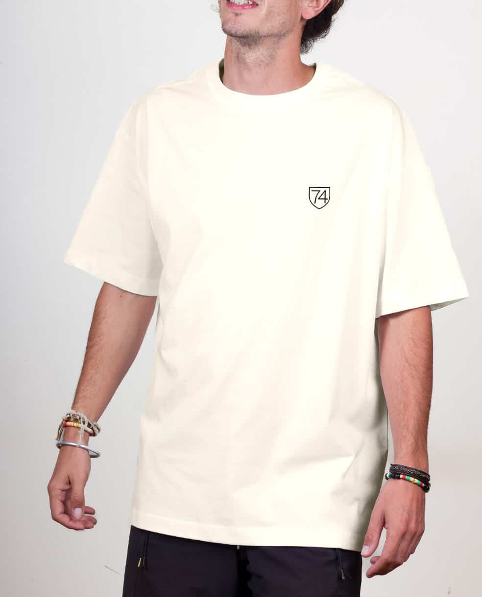 T SHIRT OVERSIZE HOMME BRODE : 74 – Image 3