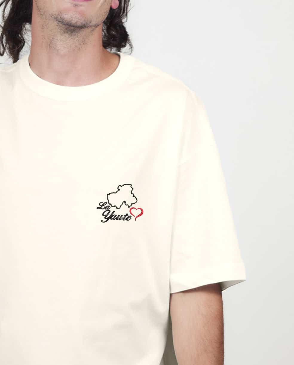 T SHIRT OVERSIZE HOMME BRODE : CARTE DE HAUTE SAVOIE – Image 11