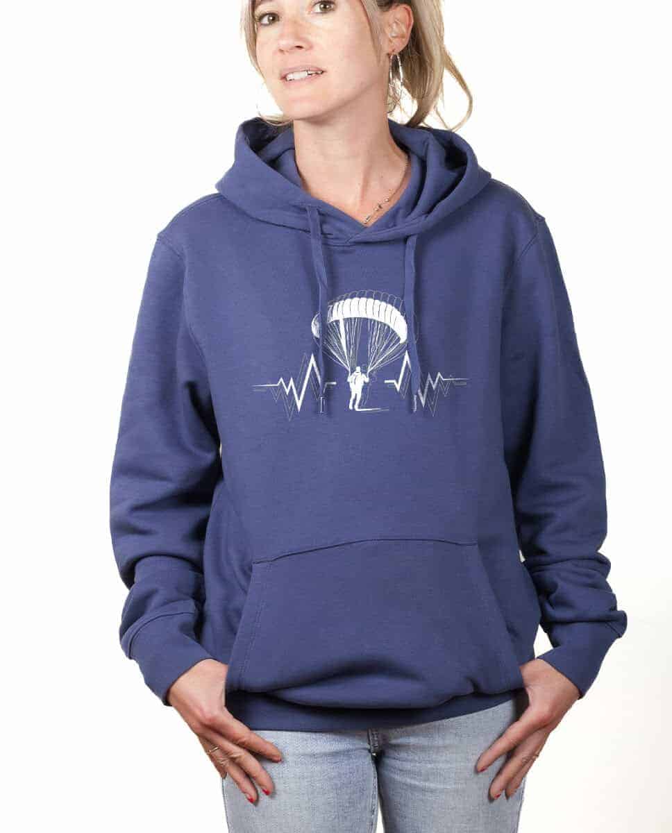 SWEAT FEMME : PARAPENTE BATTEMENTS DE COEUR – Image 4
