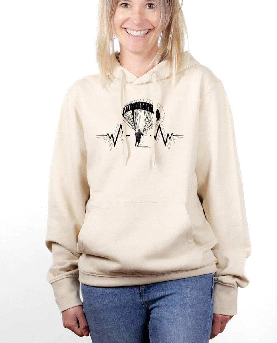 SWEAT FEMME : PARAPENTE BATTEMENTS DE COEUR – Image 3