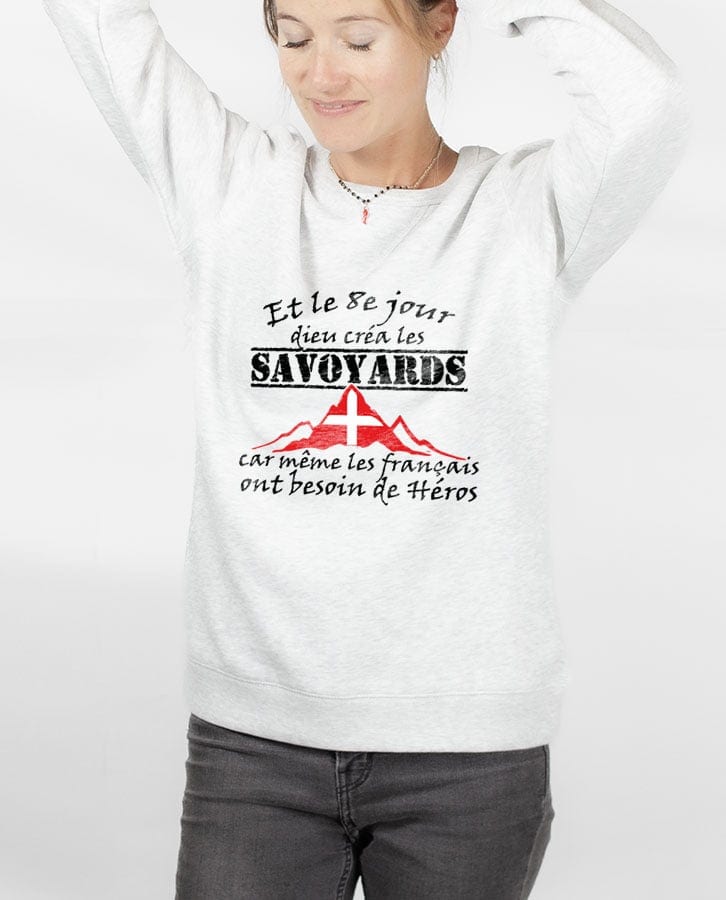 PULL FEMME : DIEU CREA LES SAVOYARDS – Image 8
