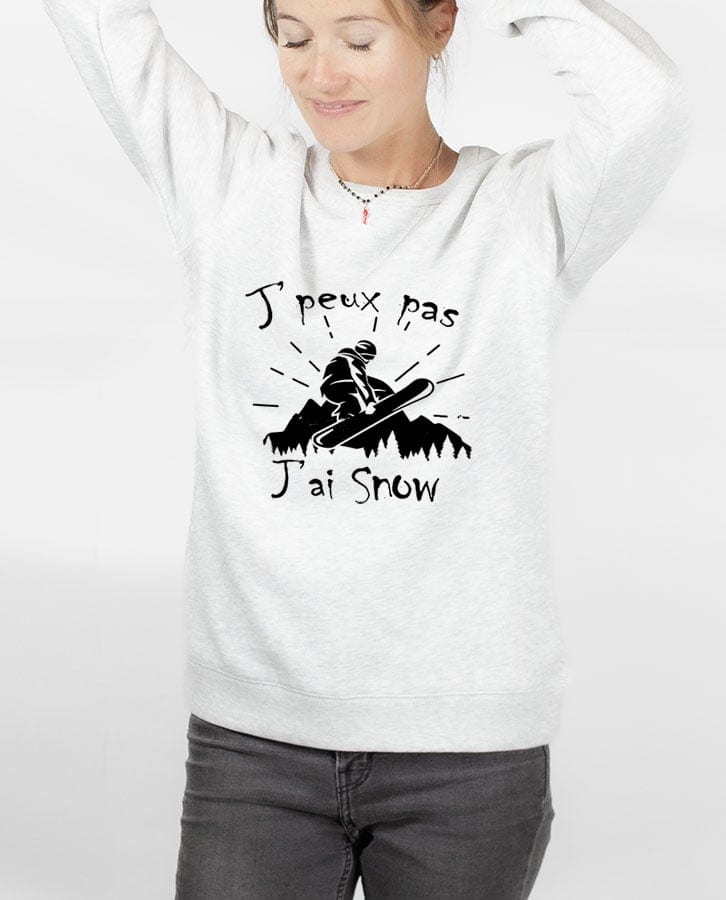 PULL FEMME : J'PEUX PAS J'AI SNOW – Image 5