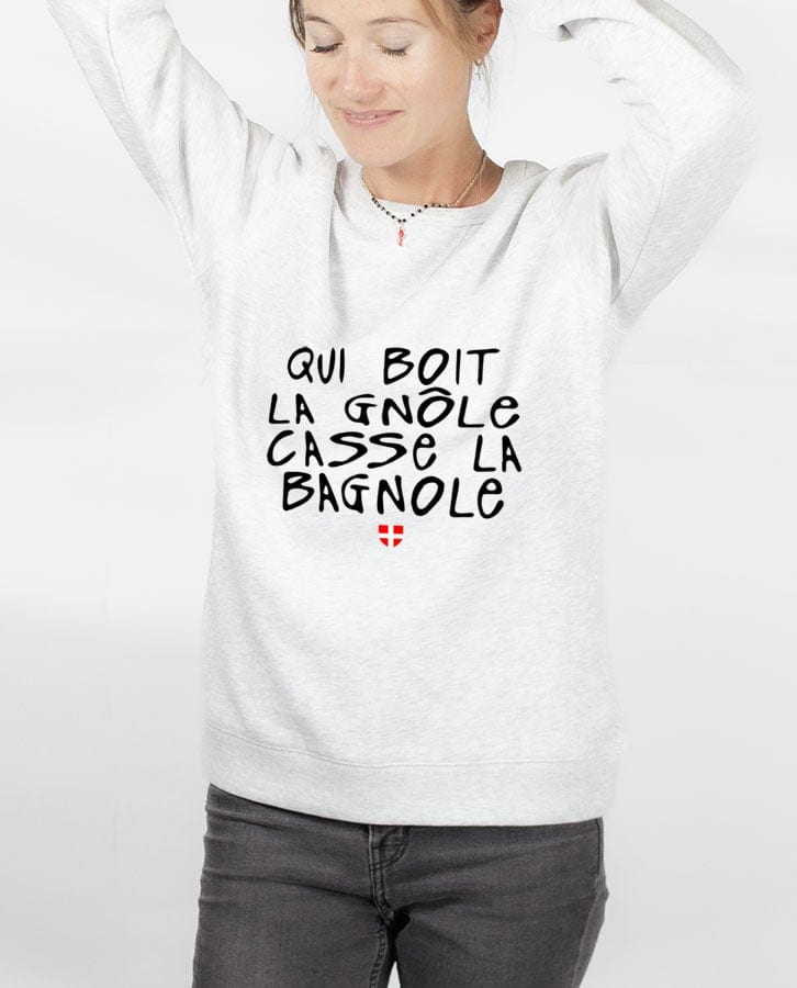 PULL FEMME : QUI BOIT LA GNÔLE CASSE LA BAGNOLE – Image 8