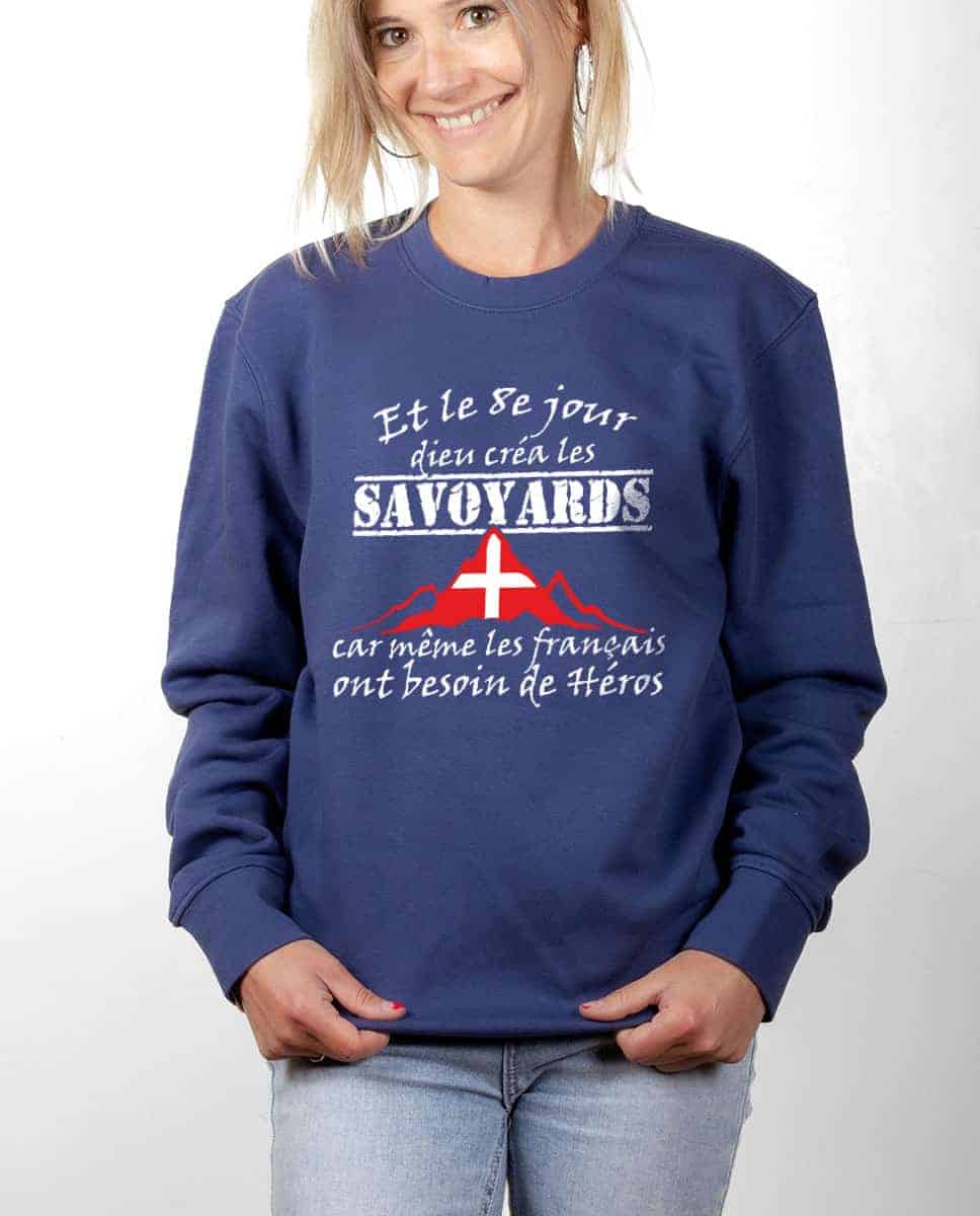 PULL FEMME : DIEU CREA LES SAVOYARDS – Image 10