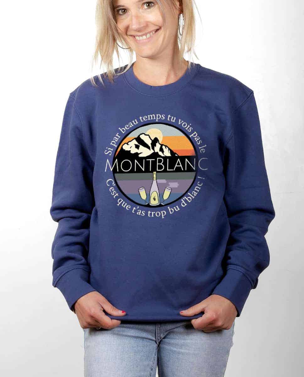 PULL FEMME : SI TU VOIS PAS LE MONT BLANC – Image 22