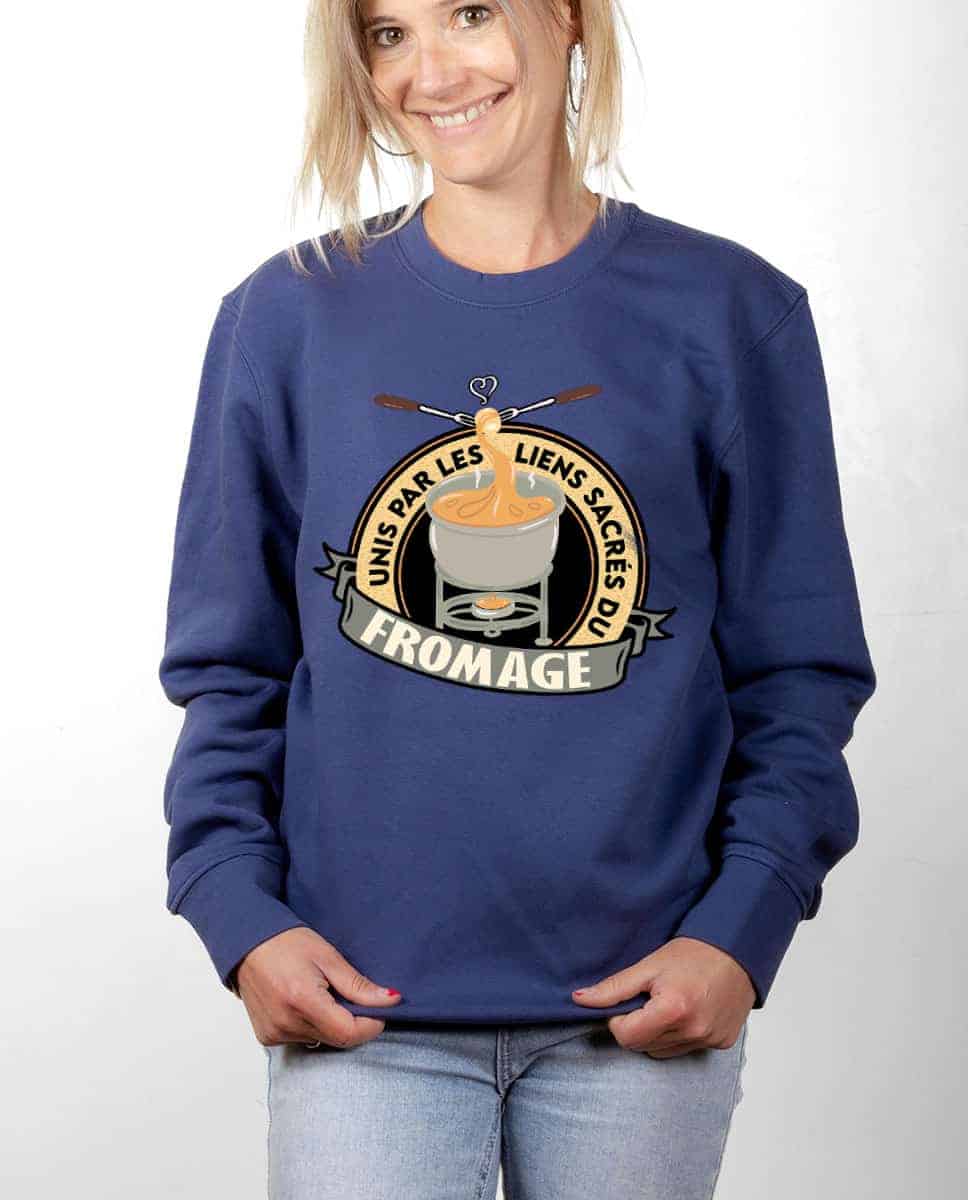 PULL FEMME : UNIS PAR LES LIENS SACRÉS DU FROMAGE – Image 22